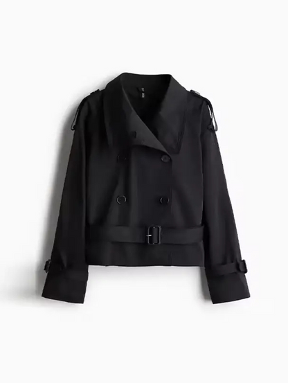 Amelie Cropped Trench Coat