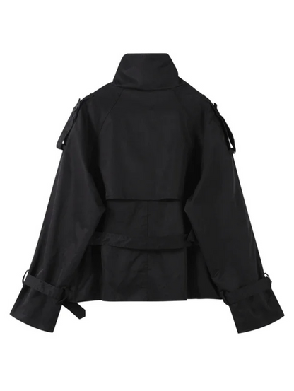Amelie Cropped Trench Coat