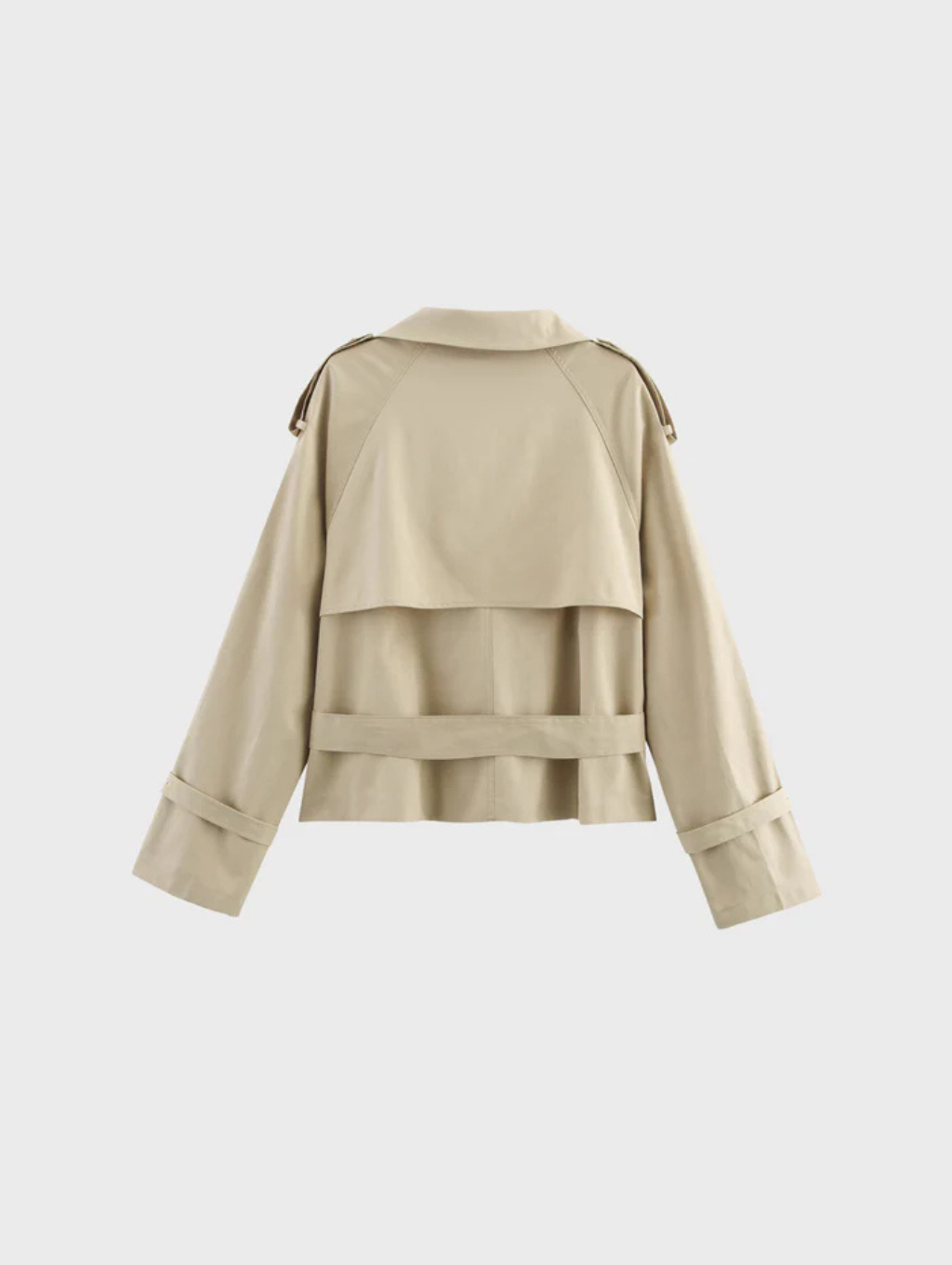 Amelie Cropped Trench Coat