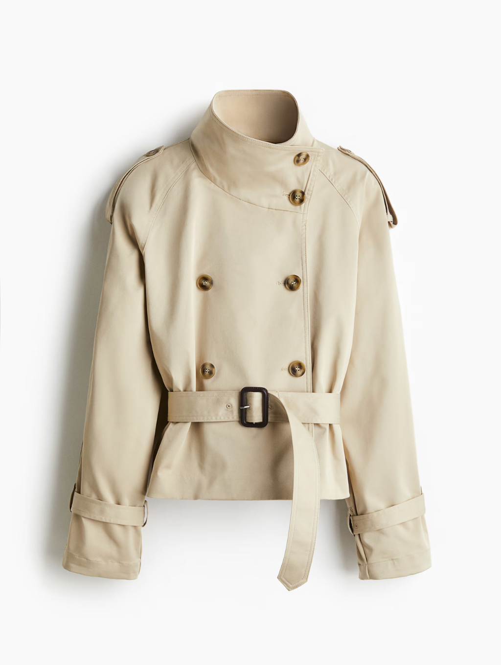Amelie Cropped Trench Coat
